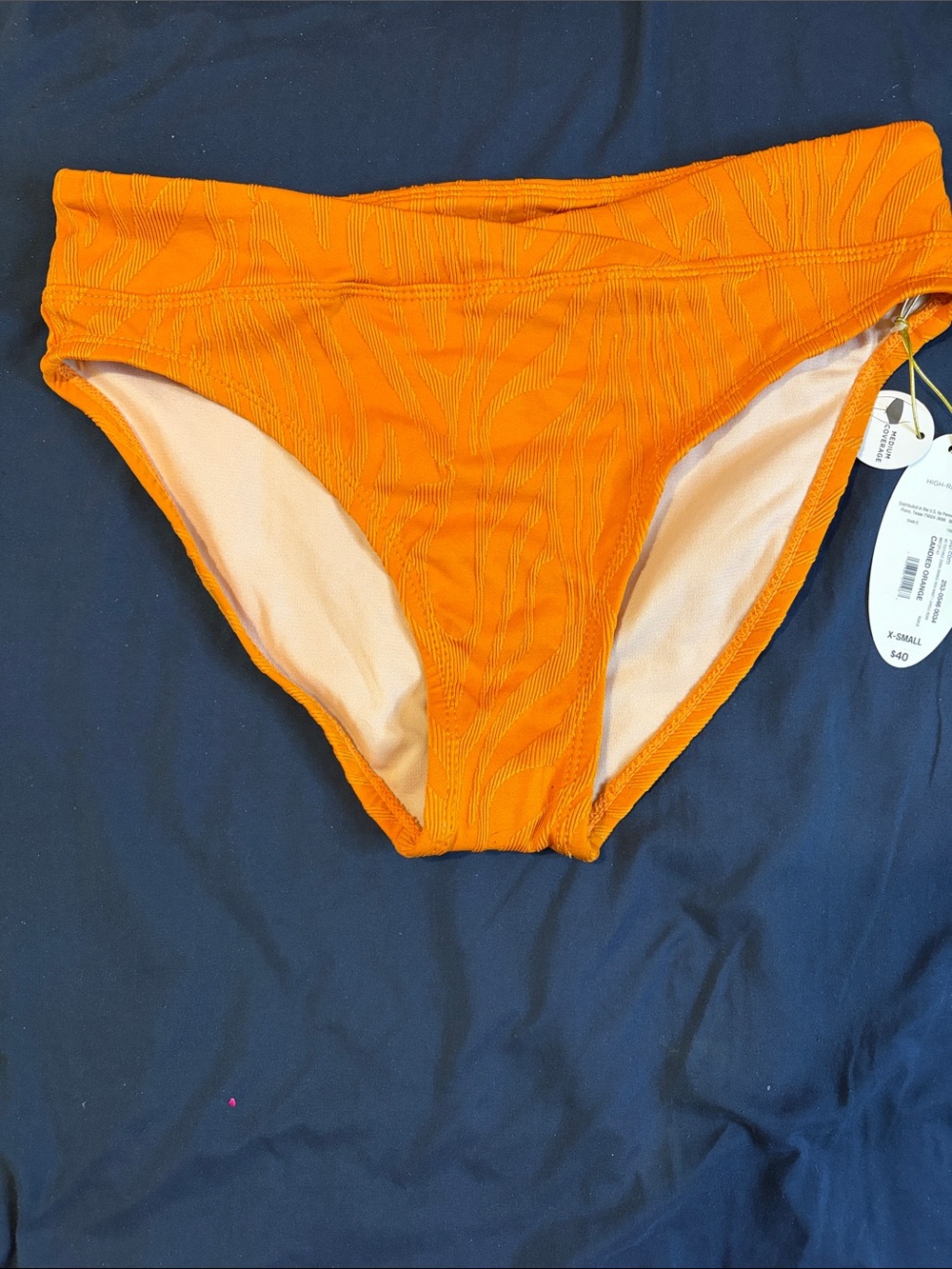 Orange Women's Bikini Bottom - Unbranded